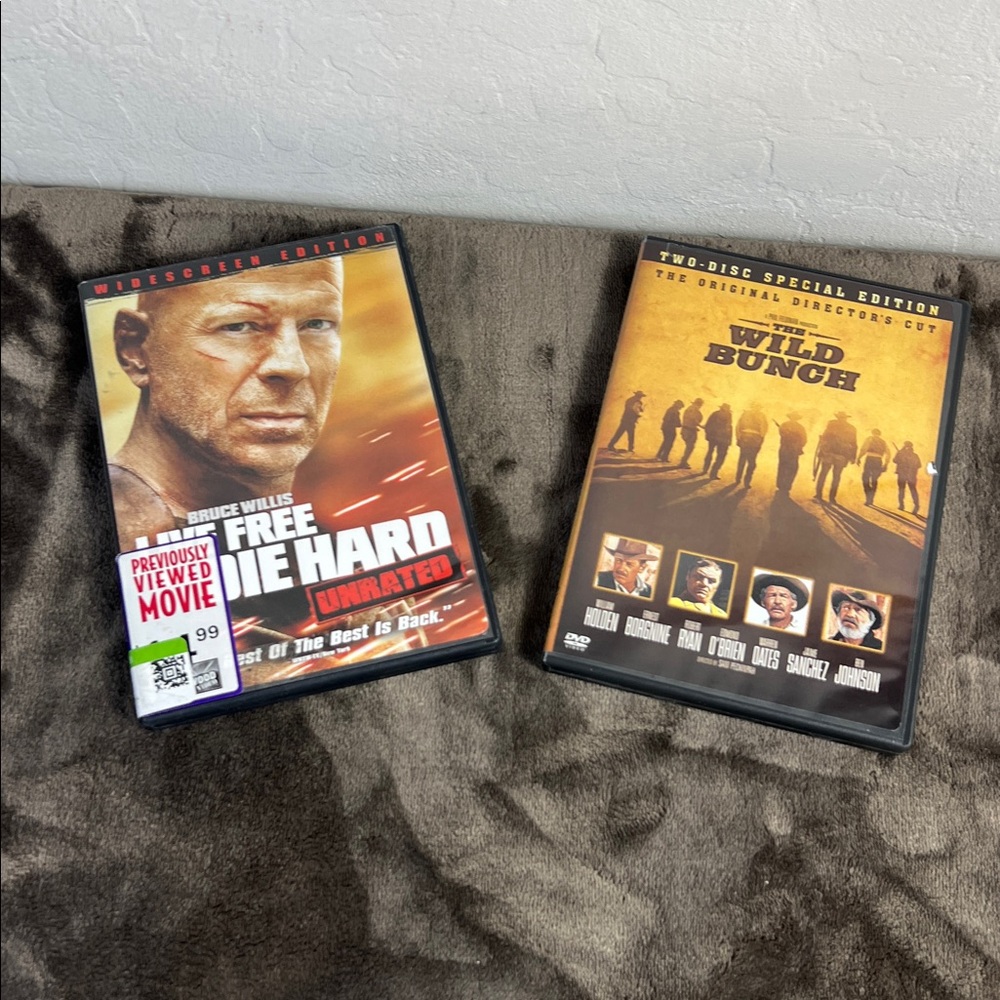 Free Die Hard and Wild Bunch DVD Set